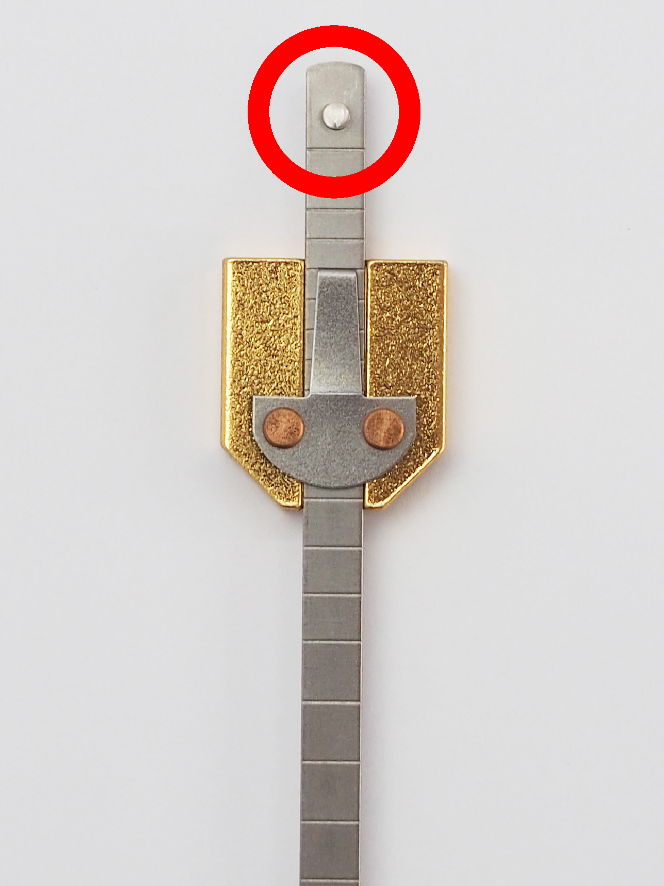 Anti-loss protrusion for sliding weight