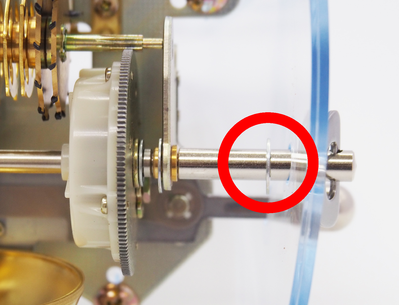 Key Retention Ring for preventing winding key Loss